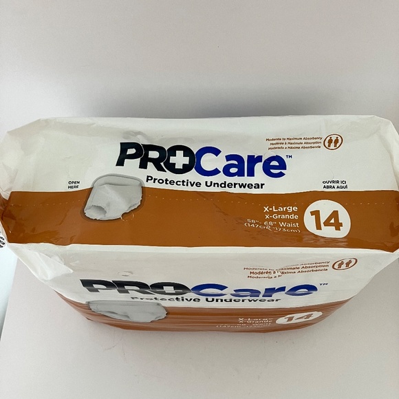 ProCare Protective Underwear Adult Diapers Pull On X-Large 58" - 68" 14 - Picture 3 of 6